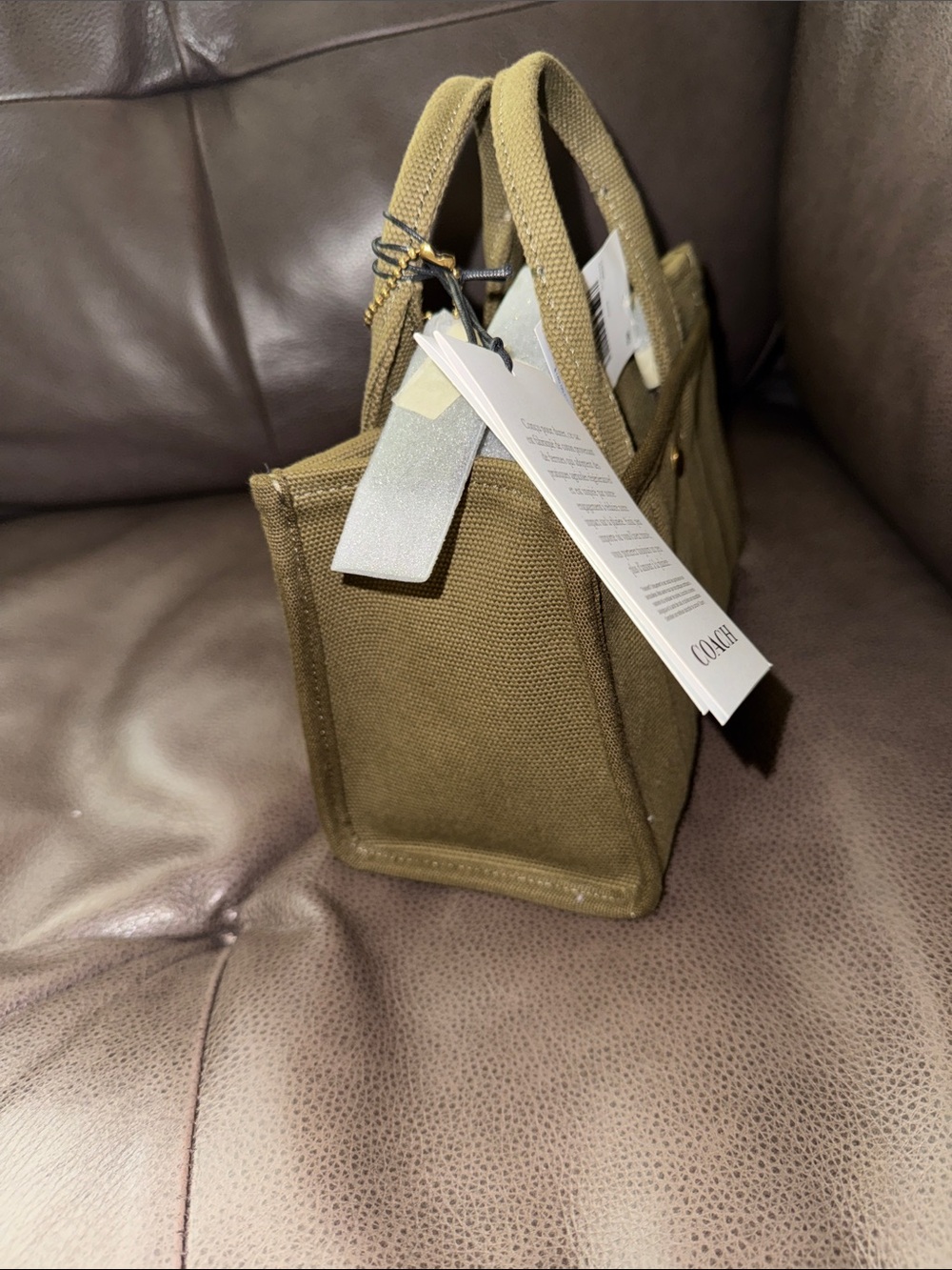 Coach Cargo 20 Small Crossbody Tote Handle Bag - Picture 3 of 8
